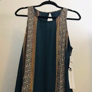 Long turquoise Maxi dress